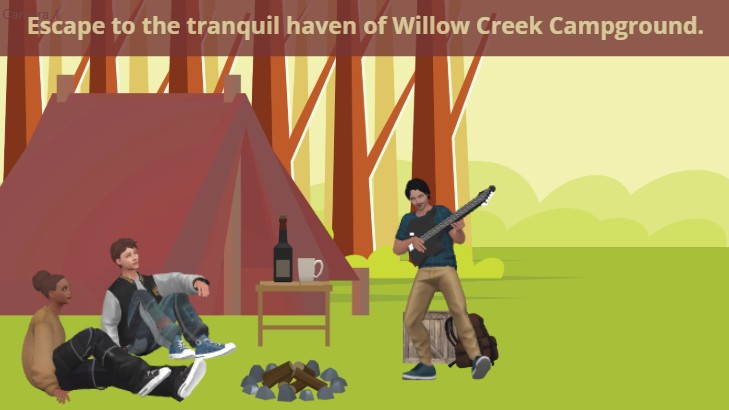 Creating a Relaxing Campfire Scene: An AniFuzion Animation Guide