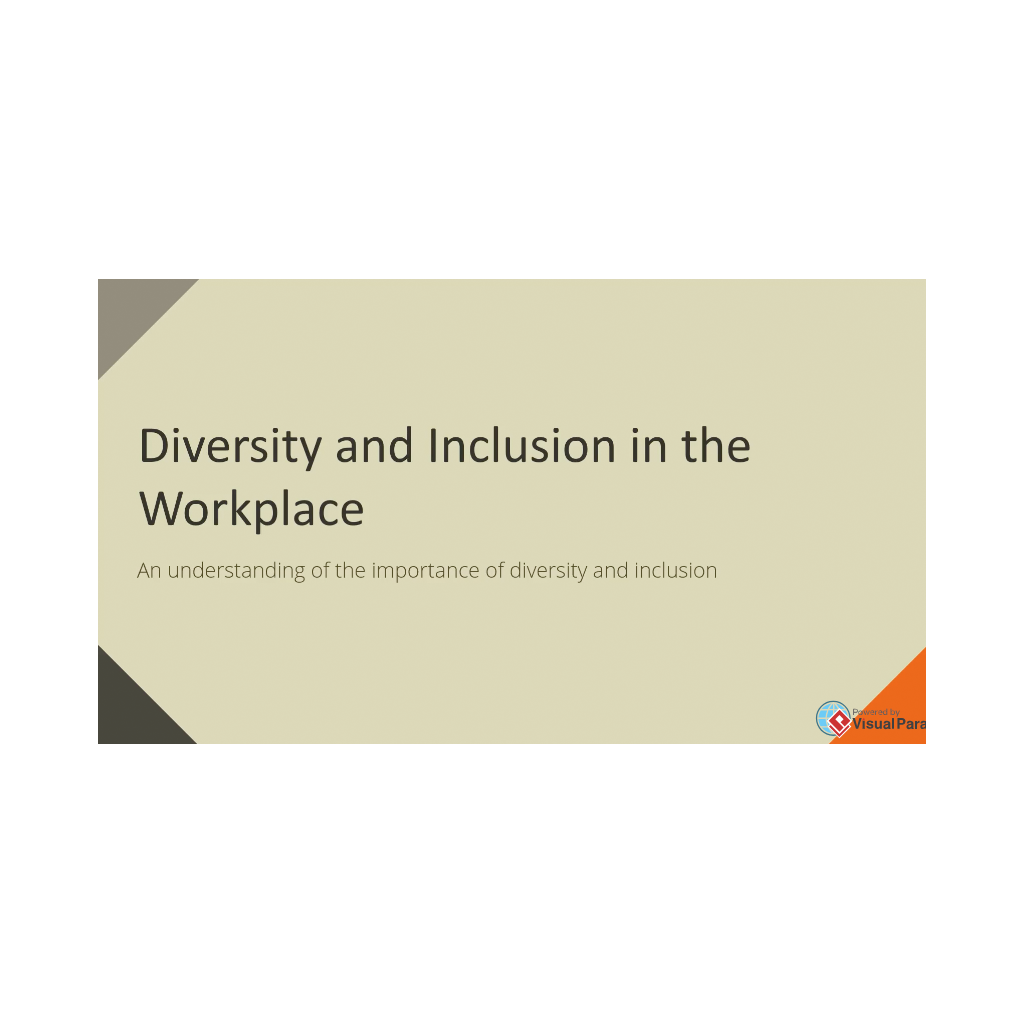 Diversidade e Inclusão no Local de Trabalho