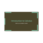 Introduction to Calculus