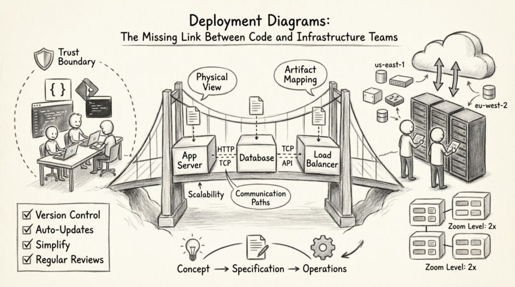 Deployment Diagrams: The Missing Link Between Code and Infrastructure Teams