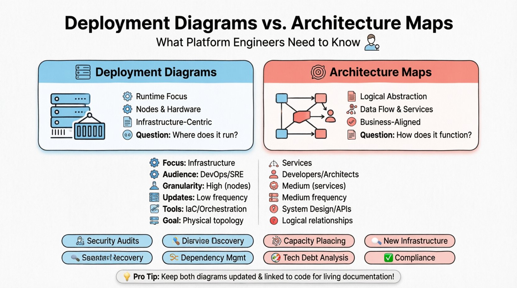 Deployment Diagrams vs. Architecture Maps: What Platform Engineers Need to Know